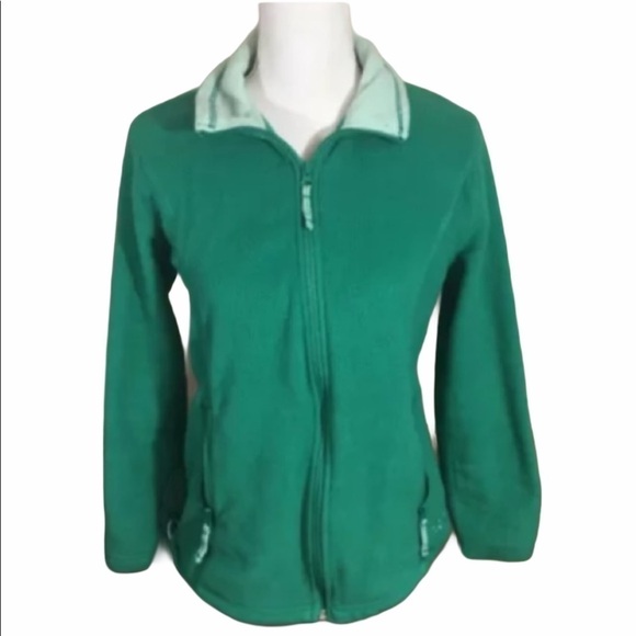 Cabela's Jackets & Blazers - Cabelas Green Fleece ZIP Jacket